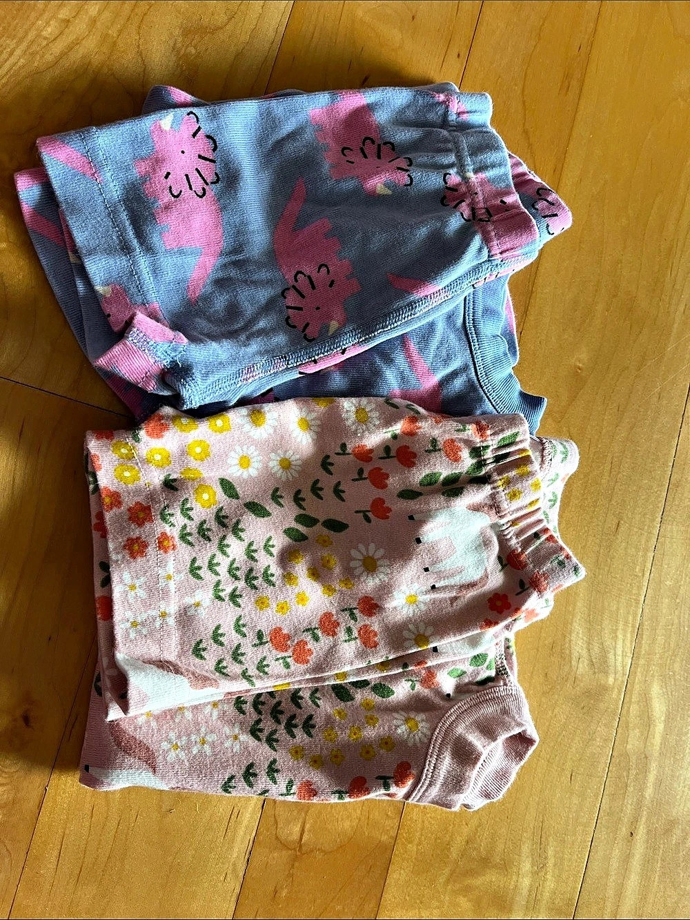 Hanna Andersson Kids' Patterned pajamas 2-Pack in Pink & Blue